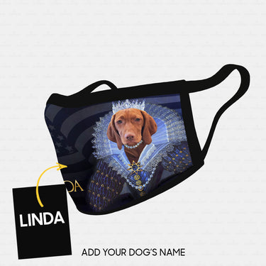 Personalized Dog Gift Idea - Royal Dog's Portrait 10 For Dog Lovers - Cloth Mask
